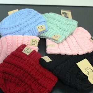NEW SOLID CC BABY BEANIE CHOICE OF COLOR NWT